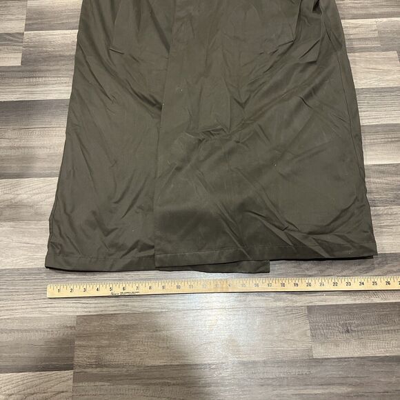 Ralph Lauren RN 21510 Brown Long Trench Over Coat Size 44L Mens - Picture 6 of 8